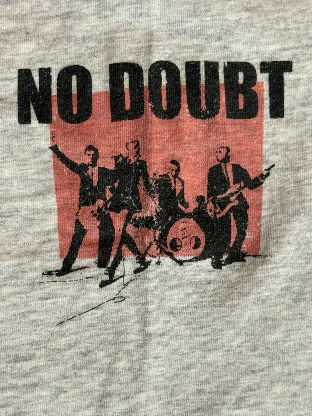 No Doubt Kids Tee - Light Gray 3-6 months